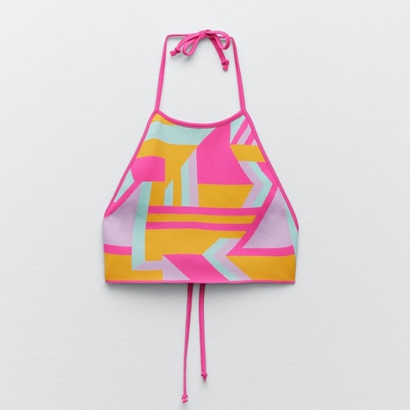 Zara Knit Crop Top - Picture 1 of 4